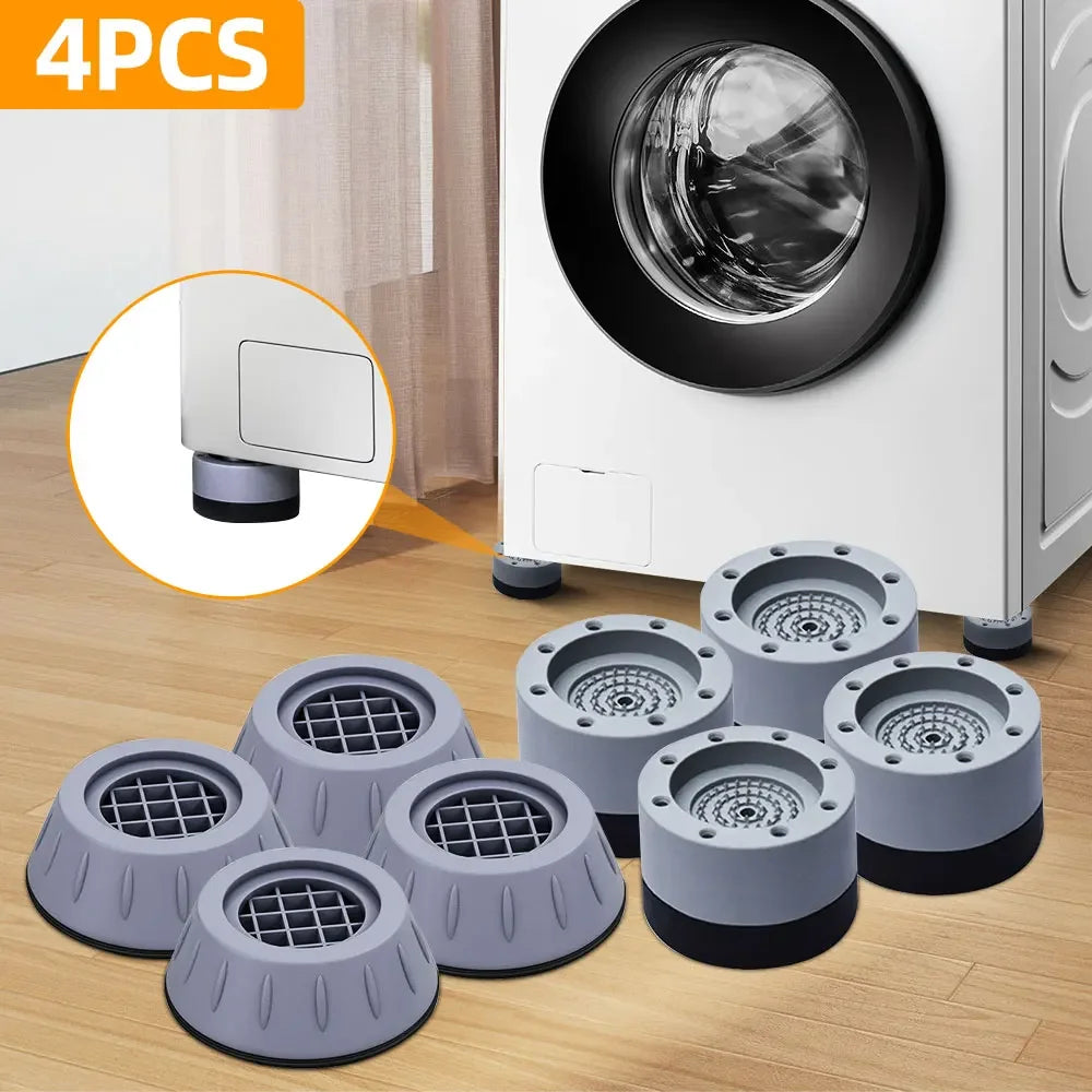 4/8Pcs Anti Vibration Feet Pads Washing Machine Rubber, Universal Furniture Support Stand.