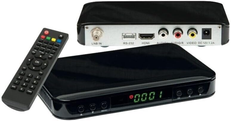 Labgear VSAT01 HD Free-to-Air Satellite Receiver, DVB-S2 & H.264 / MPEG-4 / MPEG-2