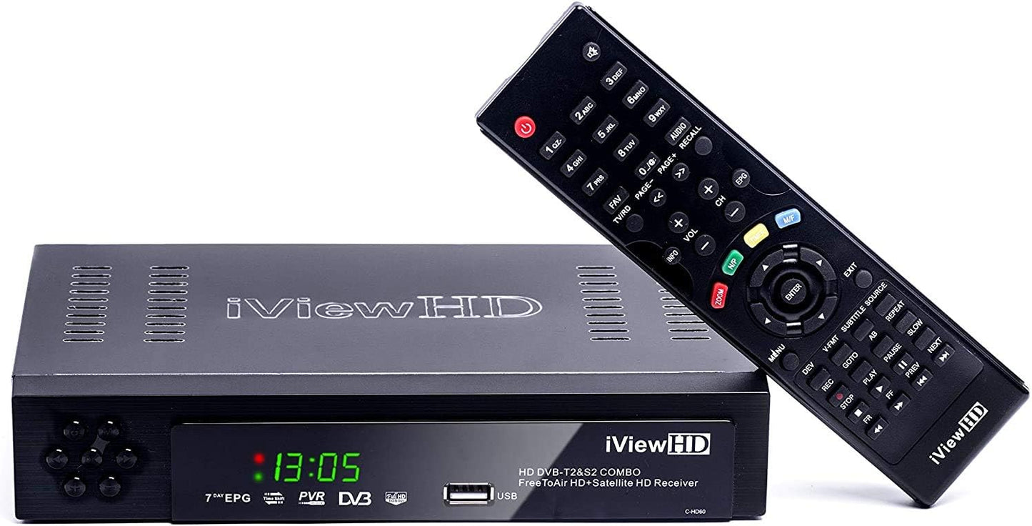 FULL HD COMBO Freeview HD + Satellite Receiver Compatible for FreeSat and Sky Dish Records by a USB Memory stick. NOT For SKY Q unless LNB to change