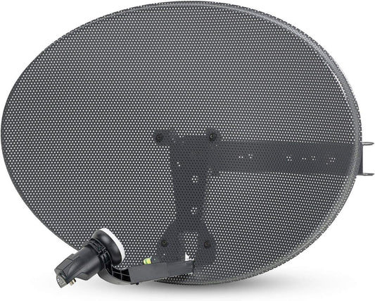 Viewi Zone 1 Satellite Dish & Single Output LNB for Sky/FreeSat/HD/SD